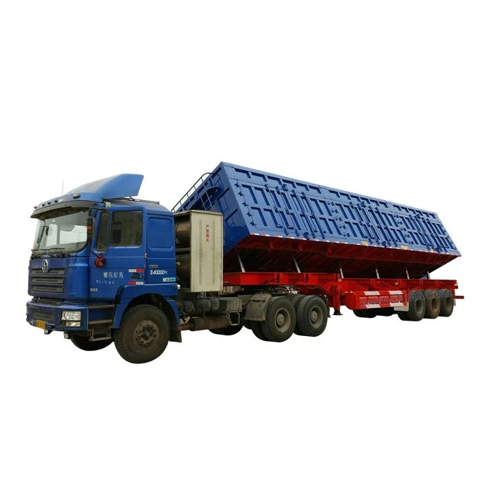 CIMC50Tonsサイドダンプトラックトレーラー