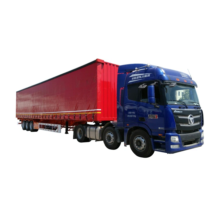 サイドPVCカーテンセミトレーラー